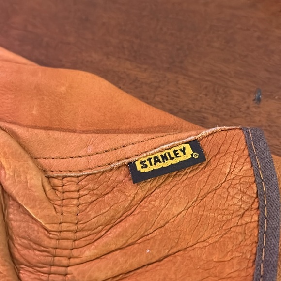Stanley Men's Brown Leather Gloves NWOT - Picture 3 of 5